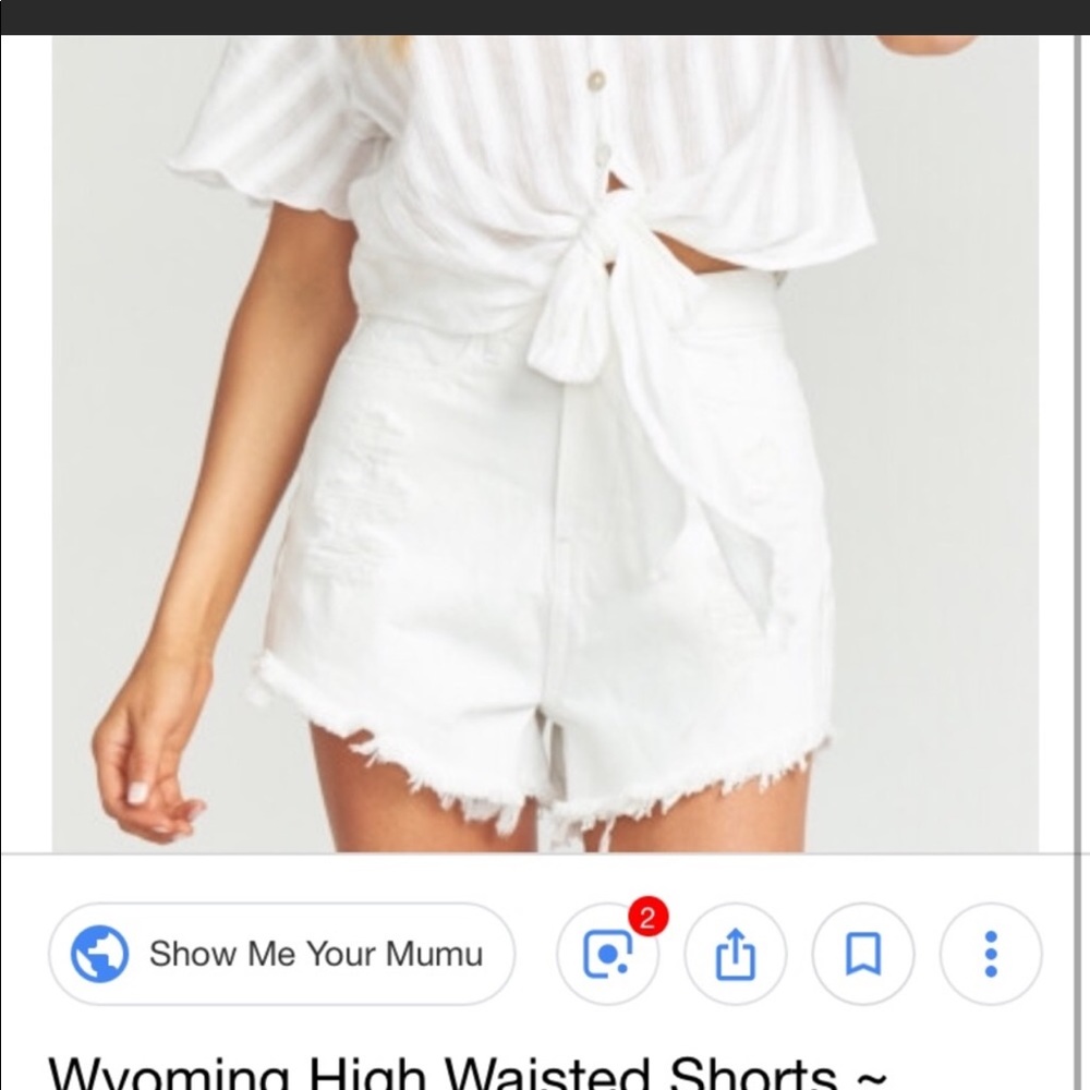 Show me your mumu Wyoming shorts